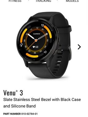 garmin Venu 3 Smartwatch - Black
